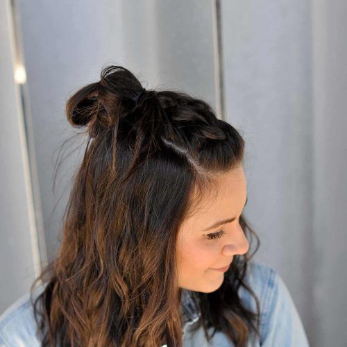 Braided Half-Up Knot Hairstyles (Photo 2 of 20)