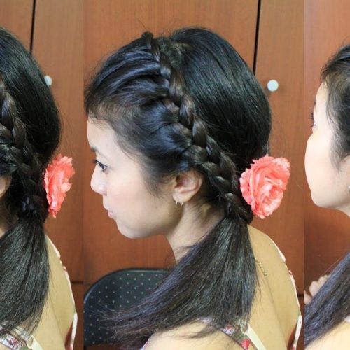 Braided Headband And Twisted Side Pony Hairstyles (Photo 9 of 20)