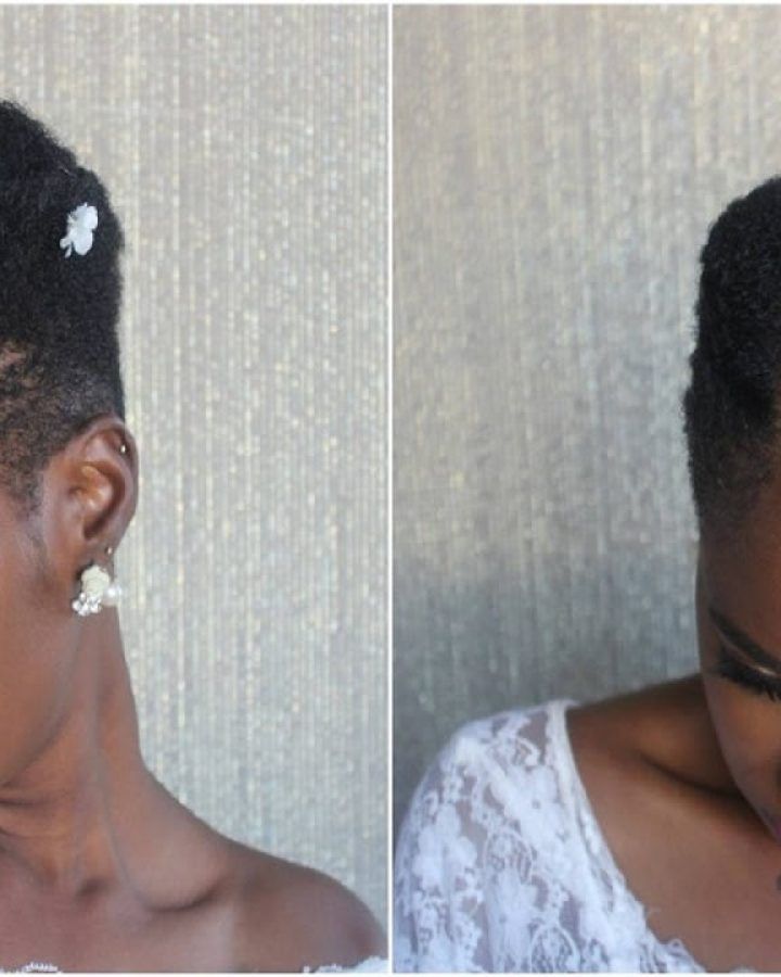 2024 Latest Bridal Hairstyles for Short Afro Hair