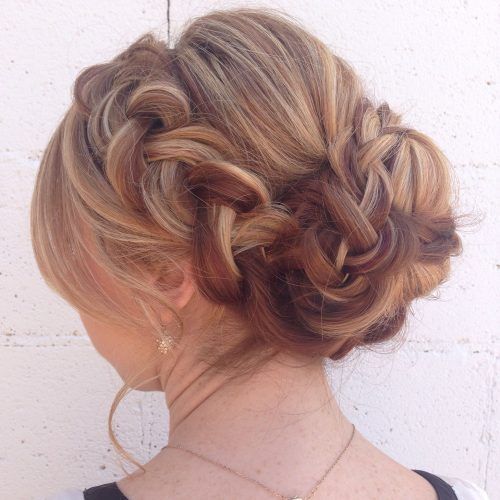 Classic Prom Updos With Thick Accent Braid (Photo 5 of 20)