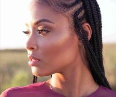 15 Collection of Cornrows Hairstyles for Round Faces