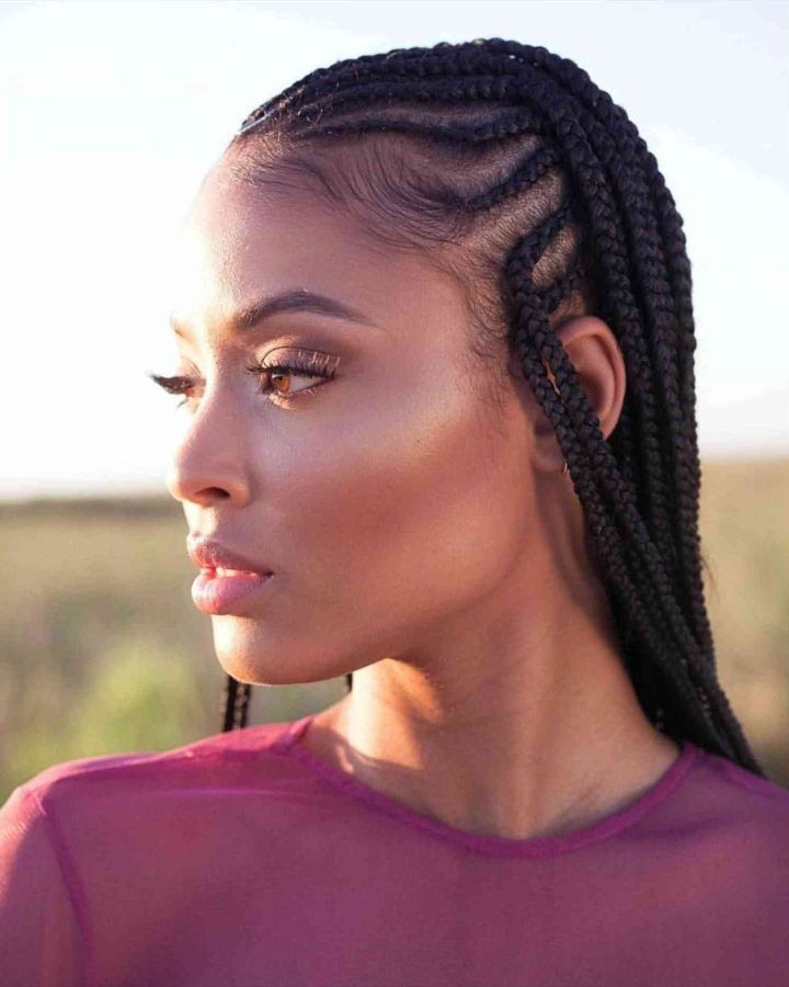 15 Collection of Cornrows Hairstyles for Round Faces