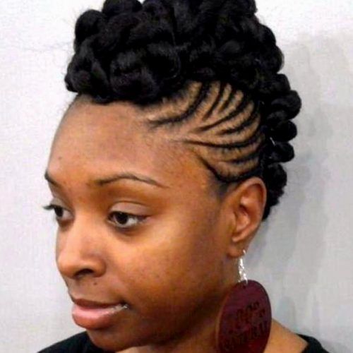 Cornrows Hairstyles With Afro (Photo 11 of 15)