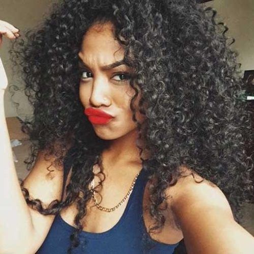 Curly Long Hairstyles For Black Women (Photo 7 of 15)