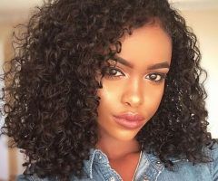20 Collection of Curly Medium Hairstyles for Black Women