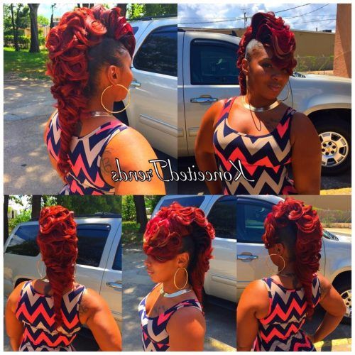 Curly Red Mohawk Hairstyles (Photo 17 of 20)
