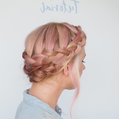 Double-Crown Updo Braided Hairstyles (Photo 14 of 20)