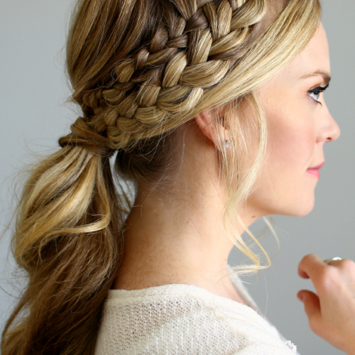 Double Rose Braids Hairstyles (Photo 7 of 20)