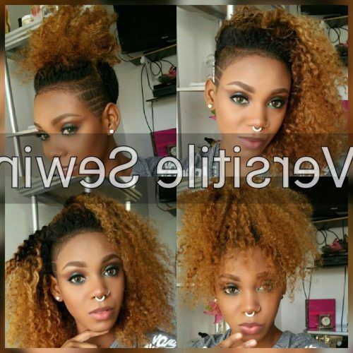 Feminine Curls With Mohawk Haircuts (Photo 14 of 20)