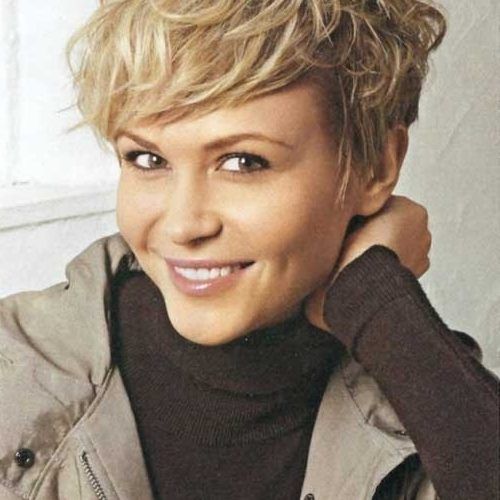 Finely Chopped Buttery Blonde Pixie Haircuts (Photo 15 of 15)