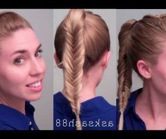 20 Collection of Fishtail Braid Ponytails