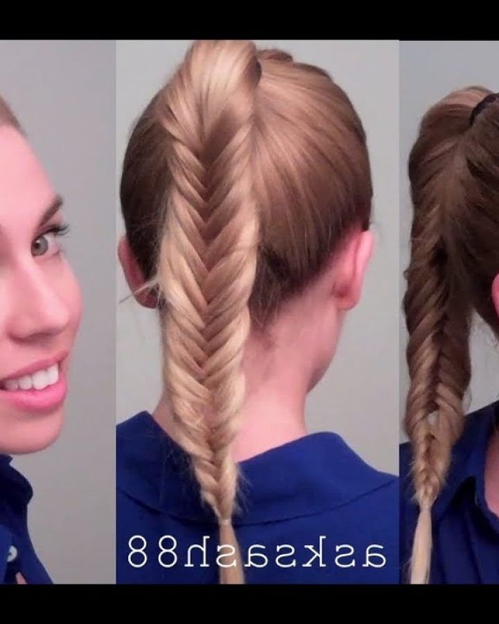 20 Collection of Fishtail Braid Ponytails