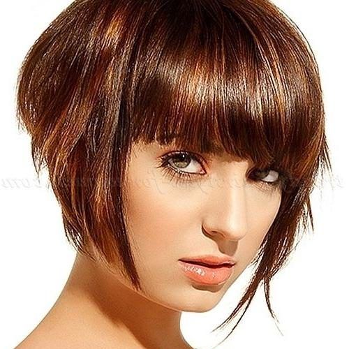 Graduated Inverted Bob Hairstyles With Fringe (Photo 3 of 15)