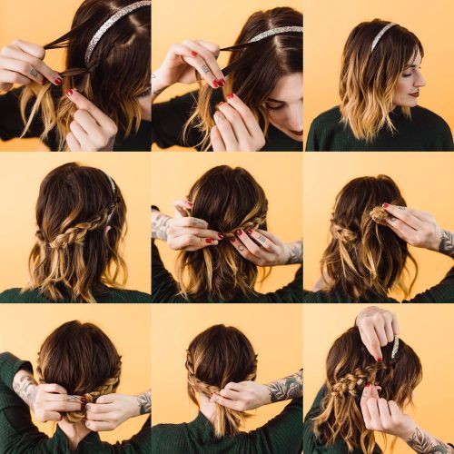Headband Braid Hairstyles With Long Waves (Photo 17 of 20)