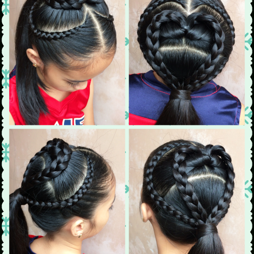 Heart-Shaped Fishtail Under Braid Hairstyles (Photo 16 of 20)