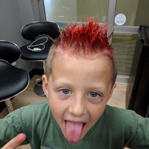 Hot Red Mohawk Hairstyles (Photo 3 of 20)
