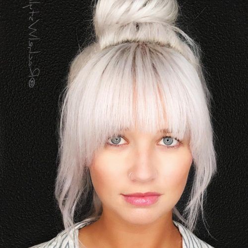Lob Hairstyles With A Face-Framing Fringe (Photo 7 of 20)