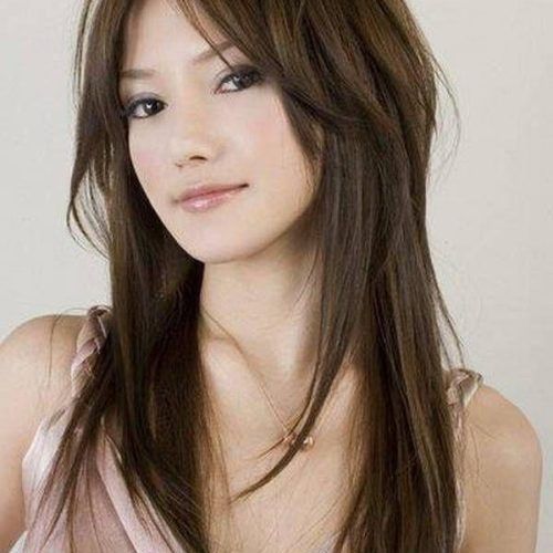 Long Hairstyles For Fine Hair With Bangs (Photo 18 of 20)