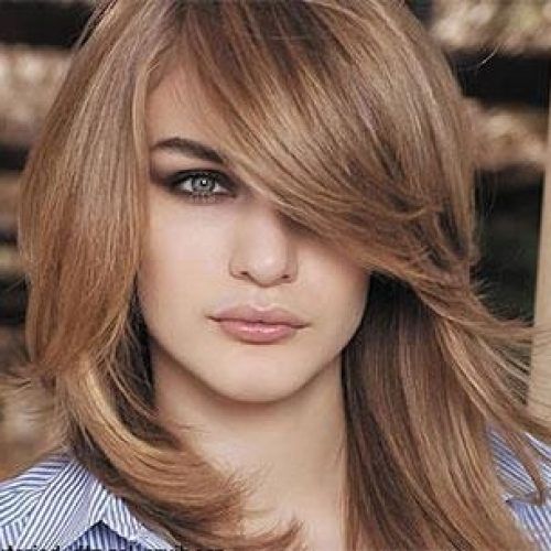 Long Hairstyles With Bangs And Layers For Round Faces (Photo 1 of 15)