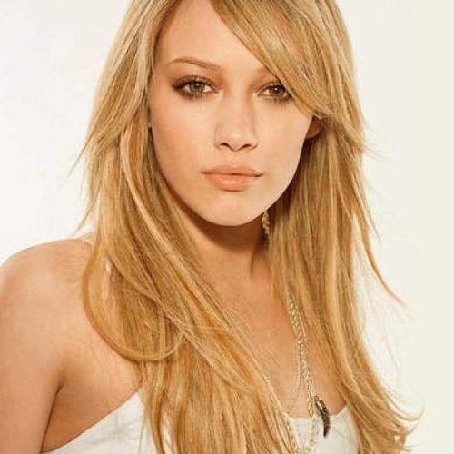 Long Hairstyles With Side Fringe (Photo 10 of 20)