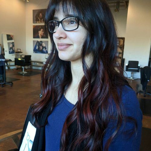 Medium Haircuts With Bangs And Glasses (Photo 20 of 20)