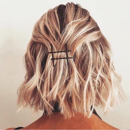 Medium Hairstyles With Bobby Pins (Photo 19 of 20)