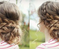 20 Best Collection of Messy Braided Prom Updos