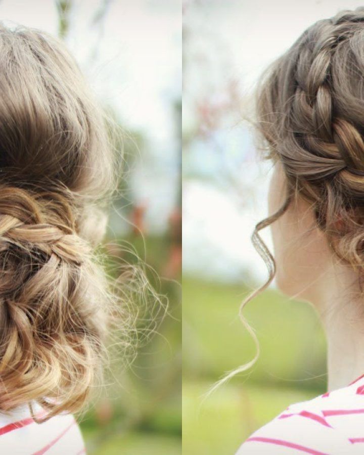 20 Best Collection of Messy Braided Prom Updos