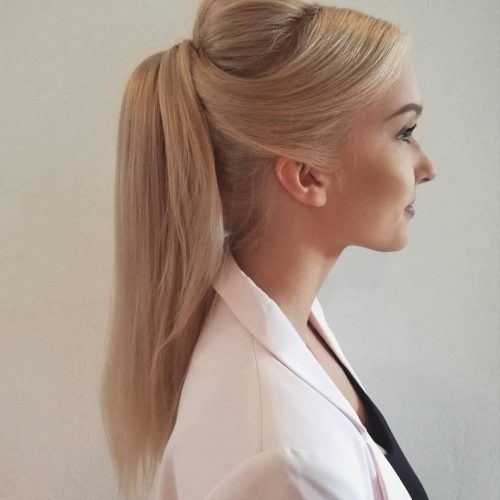 Messy High Ponytail Hairstyles With Teased Top (Photo 11 of 20)
