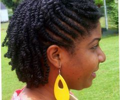 15 Best Collection of Natural Cornrows and Twist Hairstyles
