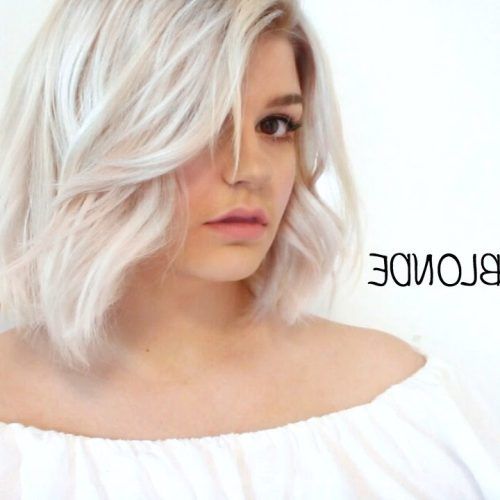 Platinum Blonde Bob Hairstyles With Exposed Roots (Photo 19 of 20)