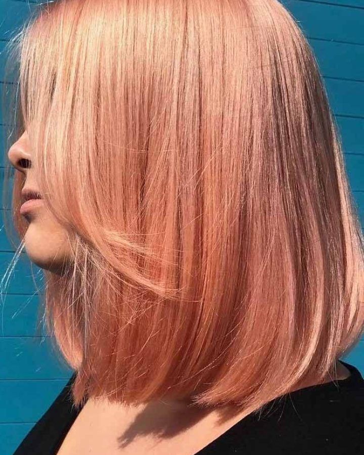 20 Best Rose Gold Blunt Lob Haircuts