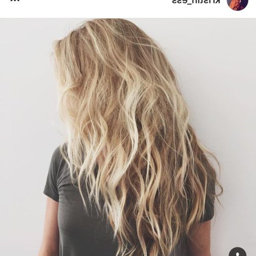 Salty Beach Blonde Layers Hairstyles (Photo 16 of 20)