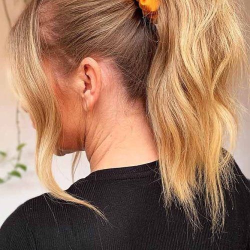 Scrunchie Hairstyles (Photo 7 of 20)