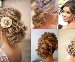 2024 Popular Side Bun Prom Hairstyles with Soft Curls