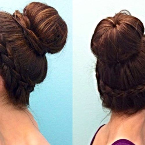 Side Swept Carousel Braided Hairstyles (Photo 15 of 20)
