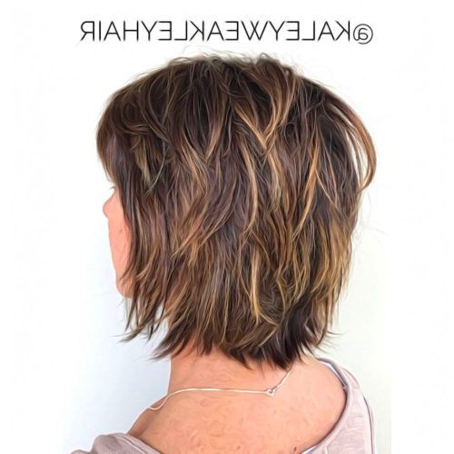 Textured Long Shag Hairstyles With Short Layers (Photo 3 of 20)
