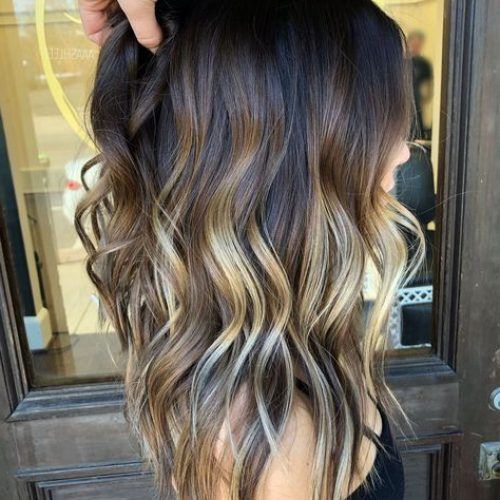 Beachy Waves Hairstyles With Balayage Ombre (Photo 19 of 20)