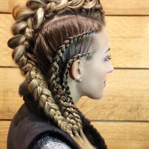Triple Under Braid Hairstyles With A Bun (Photo 12 of 20)
