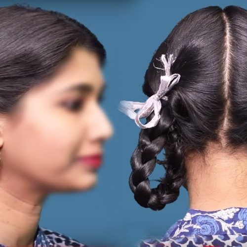 Twin Braid Updo Hairstyles (Photo 4 of 15)