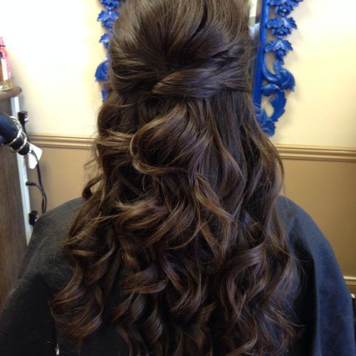 Twists And Curls In Bridal Half Up Bridal Hairstyles (Photo 1 of 20)