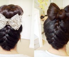 15 Photos Two French Braid Hairstyles with a Sock Bun