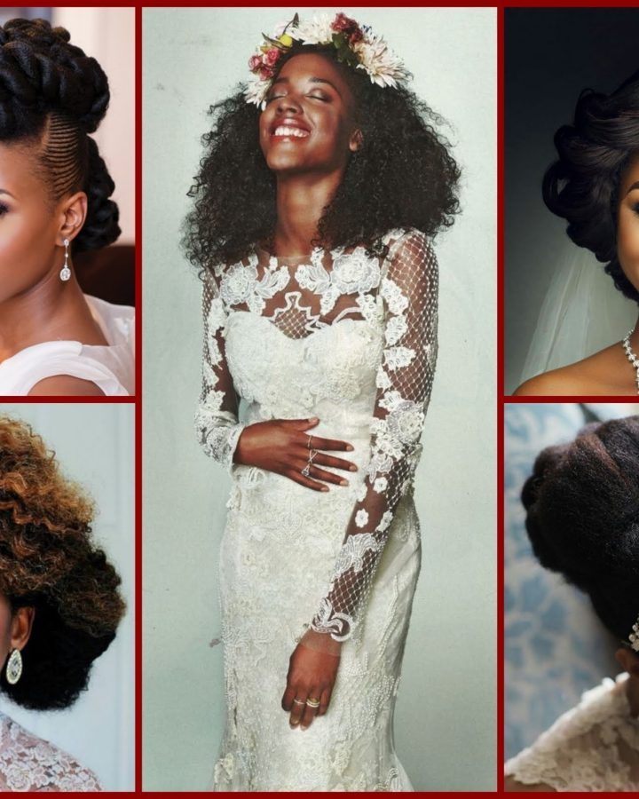 2024 Latest Updos Black Wedding Hairstyles