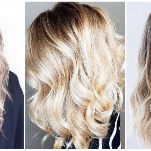 Waves Haircuts With Blonde Ombre (Photo 19 of 20)