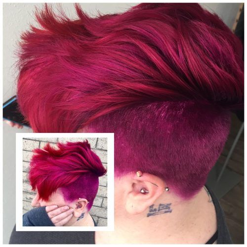 Hot Red Mohawk Hairstyles (Photo 11 of 20)