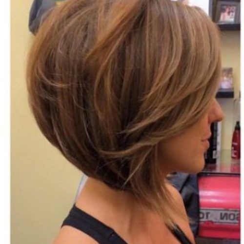 Short Tapered Bob Hairstyles With Long Bangs (Photo 5 of 20)