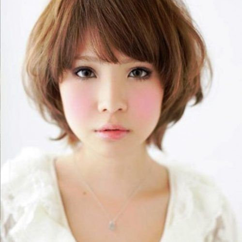 Cute Asian Hairstyles For Round Faces (Photo 17 of 20)