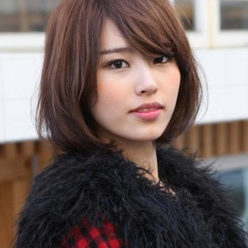 Asian Hairstyles With Side Bangs (Photo 19 of 20)