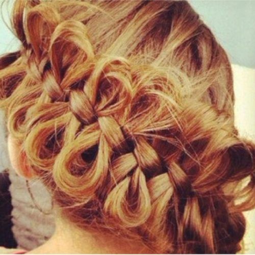 Knotted Braided Updo Hairstyles (Photo 13 of 20)