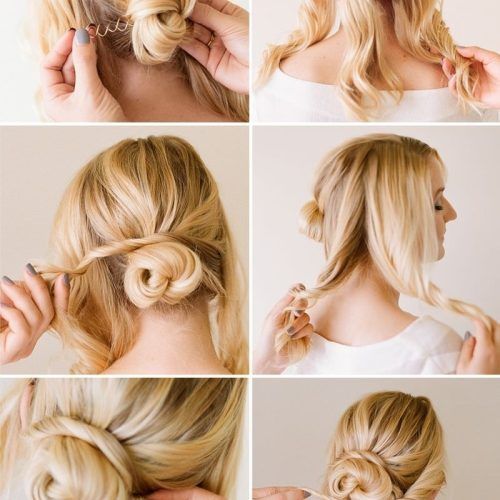Cute And Easy Updo Hairstyles (Photo 9 of 15)